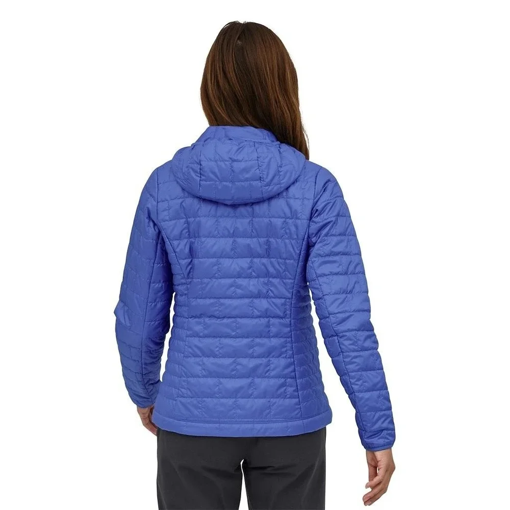 Patagonia Nano Puff Insulated Hoody Jacket Size Medium Float Blue - Picture 7 of 17